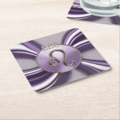 Lavender Silver Leo Untersetzer Set (angewinkelt)