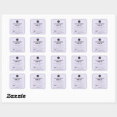 Lavender Sourdough Ingredient Cottage Sticker (Blatt)