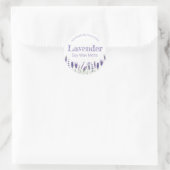 Lavender Soy Wax Melts Runder Aufkleber (Tasche)