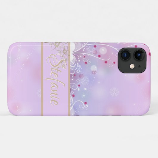 Lavender Sparks Case-Mate iPhone Hülle (Rückseite (Horizontal))