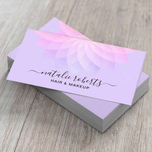 Lavender Spiral Floral Elegantes Boutique-Hotel & Visitenkarte