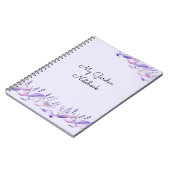 Lavender Sprigs My Garden Notebook Notizblock (Linke Seite)