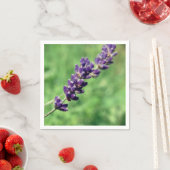 Lavender Stalk Foto Paper Napkins Serviette (Beispiel)