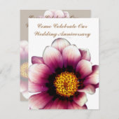 Lavender stalk Hochzeitstag Einladungen (Vorne/Hinten)