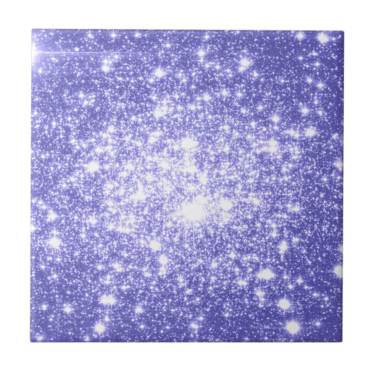 Lavender Stars Fliese (Vorderseite)
