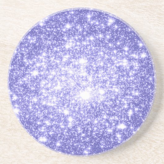 Lavender Stars Getränkeuntersetzer (Vorne)