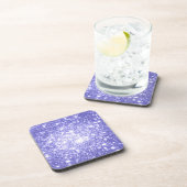 Lavender Stars Getränkeuntersetzer (Rechte Seite)