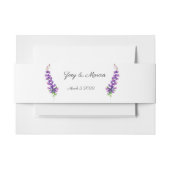 Lavender Stems Einladungsbanderole (Vorderseite Beispiel)