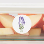 lavender stickers watercolor flowers herbs bouquet etiketten (Befestigt)