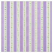 Lavender Stripe Limette Grüne Wasserfarben Punkte Stoff (Muster)