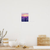 Lavender Sunset Dream: An Impressionistic Landscap Poster (Küche)