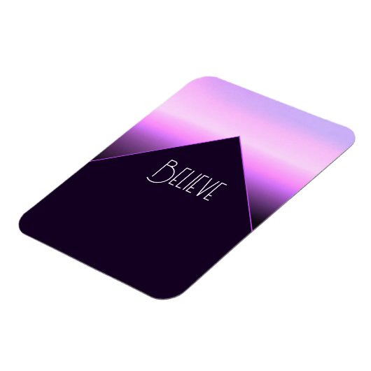 Lavender Sunset Flexible Foto Magnet (Linke Seite)