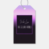 Lavender Sunset Geschenkmarke Geschenkanhänger (Vorderseite)