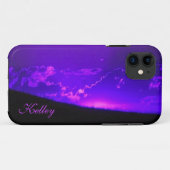 Lavender Sunset iPhone 5 Fall *Personalisieren* Case-Mate iPhone Hülle (Rückseite (Horizontal))