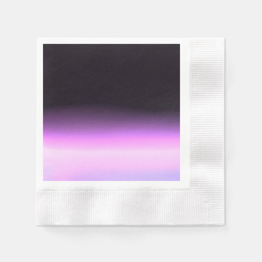 Lavender Sunset Paper Napkin Serviette (Vorderseite)