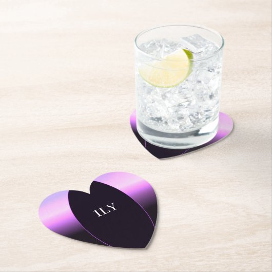 Lavender Sunset Paper Untersetzer (Vor Ort)