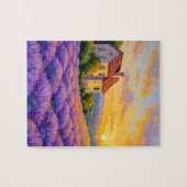 Lavender Sunset Puzzle (Horizontal)