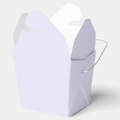 Lavender-Takeout-Bevorzugung Geschenkschachtel (Geöffnet)