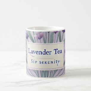 Lavender Tea AI art Kaffeetasse