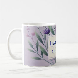 Lavender Tea AI art Kaffeetasse