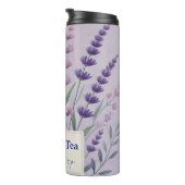 Lavender Tea Design AI Art Thermosbecher (Nach rechts gedreht)
