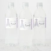 Lavender TeePee Baby Dusche Wasserflaschen Labels Wasserflaschenetikett (Flaschen)