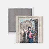 Lavender, Temple Bar, aus "Cries of London" Magnet (Vorderseite/Rückseite)