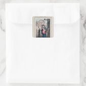 Lavender, Temple Bar, aus "Cries of London" Quadratischer Aufkleber (Tasche)