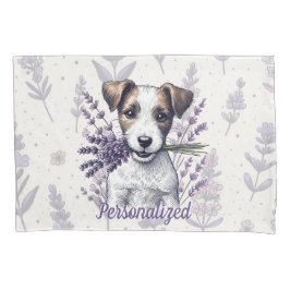 Lavender Terrier Liebe Kissenbezug