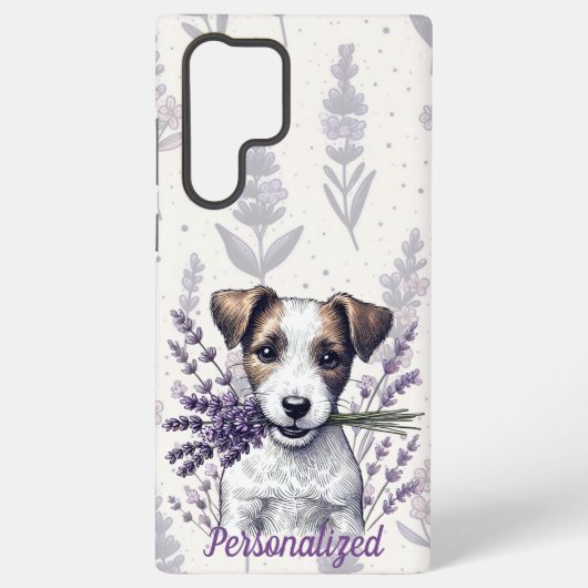 Lavender Terrier Liebe Samsung Galaxy Hülle (Rückseite)