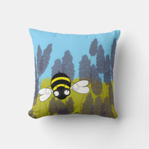 Lavender Throw Pillow Kissen