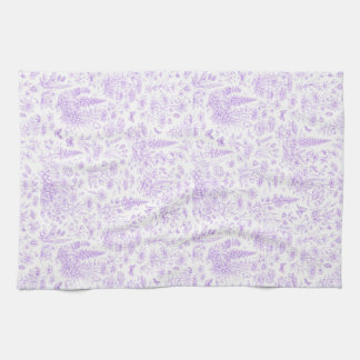 Lavender Toile Geschirrtuch