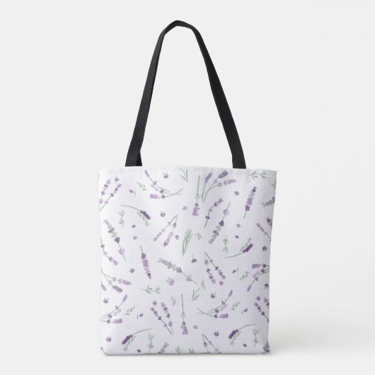 Lavender Tote Bag Tasche (Rückseite)