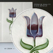 Lavender Tulip Wall Deco Nouveau Art Deco Gibbons Fliese