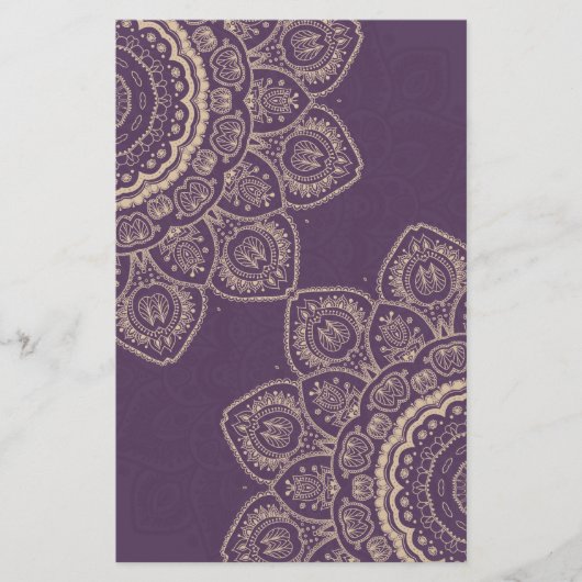 Lavender Tulips Briefpapier (Vorderseite)