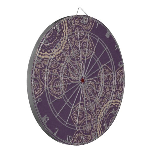 Lavender Tulips Dartscheibe (Vorderseite Links)