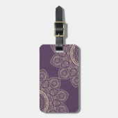 Lavender Tulips Gepäckanhänger (Vorderseite vertikal)