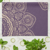 Lavender Tulips Küchentuch (Gefaltet)