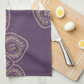 Lavender Tulips Küchentuch (Viertel Falte)