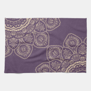 Lavender Tulips Küchentuch