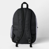 Lavender und Black Viola Orchestra Backpack Bedruckter Rucksack (Rückseite)