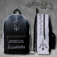Lavender und Black Viola Orchestra Backpack