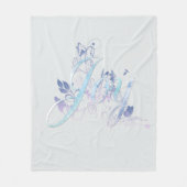 Lavender und Blue Joy Fleecedecke (Vorderseite)