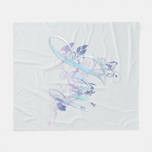 Lavender und Blue Joy Fleecedecke (Vorderseite (Horizontal))