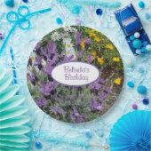 Lavender und Daisy Blume Geburtstagsparty Plate Pappteller (Party)