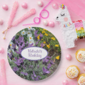 Lavender und Daisy Blume Geburtstagsparty Plate Pappteller (Party)