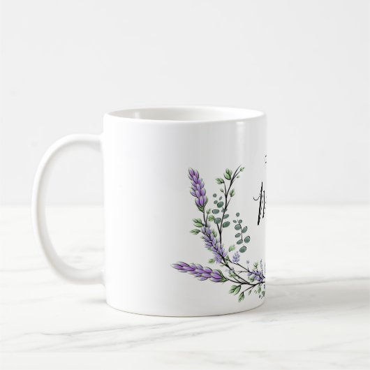 Lavender und Eucalyptus Future Mrs. Kaffeetasse (Links)
