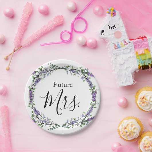 Lavender und Eucalyptus Future Mrs. Pappteller (Party)
