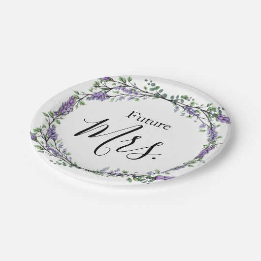 Lavender und Eucalyptus Future Mrs. Pappteller (Schrägansicht)