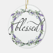 Lavender und Eukalyptus gesegnet Keramik Ornament (Links)
